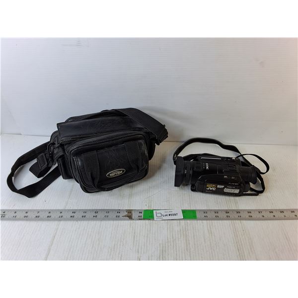 JVC Video Camera- As Is & Case