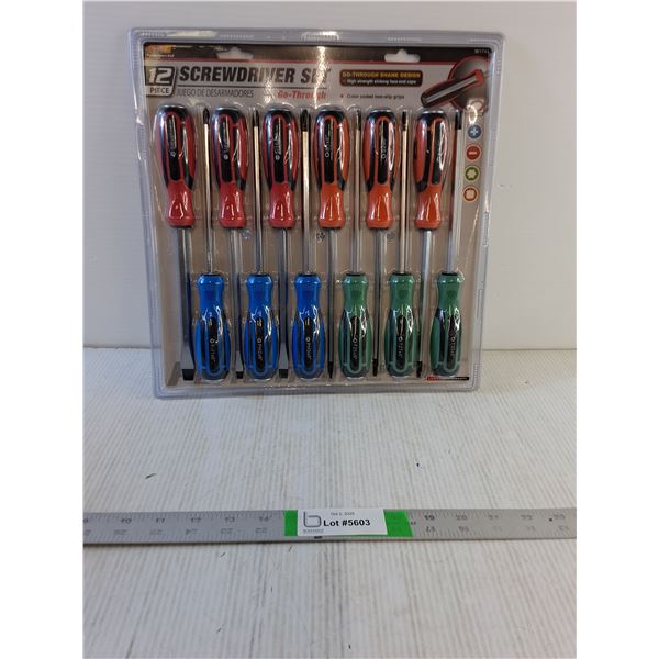 12 Piece Screwdriver Set