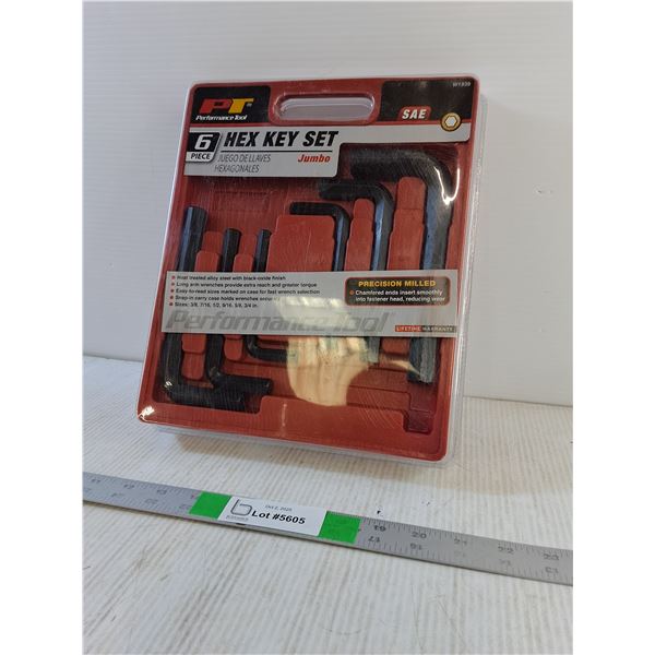 6 Piece Hex Key Set
