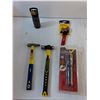 Image 2 : Flashlight, Adjustable Wrench, Manual Timer & (2) Shut Off Valves, (2) Hammers, Etc