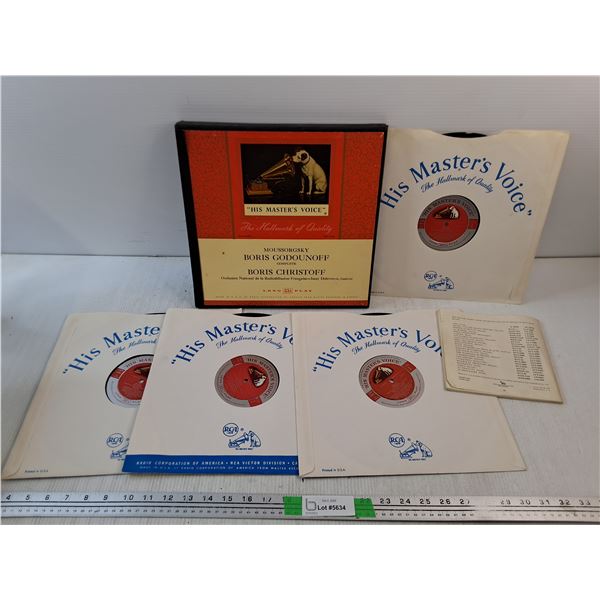 His Masters Voice by Boris Godounoff Vinyl Records