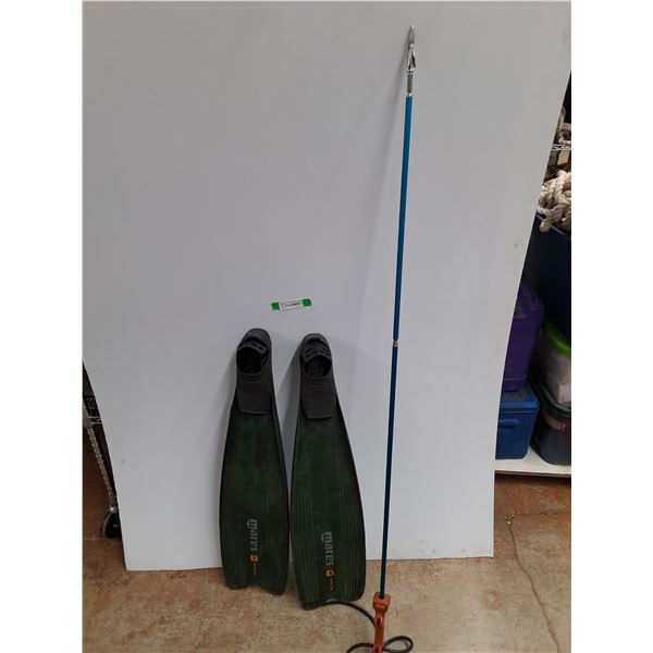 Mares Swim Fins 35", Fishing Spear - Cannot Ship