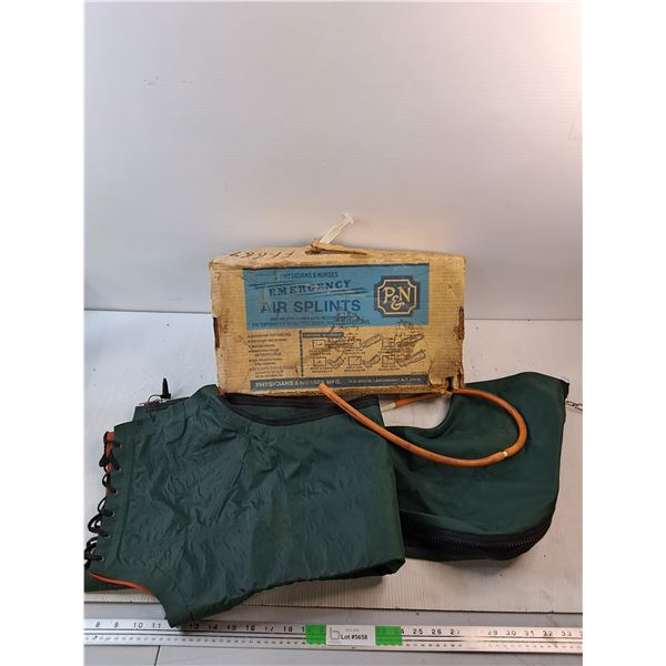 Vintage Physicians & Nurses Emergency Air Splints