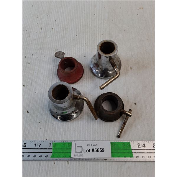 Vintage Barbell Plate Clamps