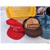 Image 2 : Plastic Bin, (6) Baseball Hats