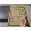 Image 3 : Wall Art Mirror 20" x 16", Molson Canadian Menu Board