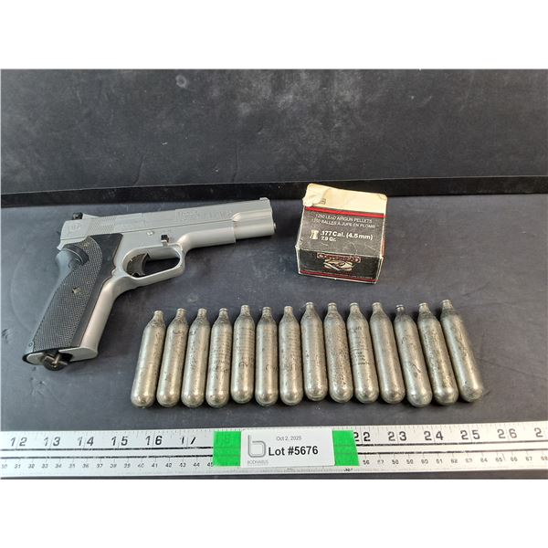 .177 Crossman Repeatair Pellet Gun, Pellets - As Is - CANNOT SHIP