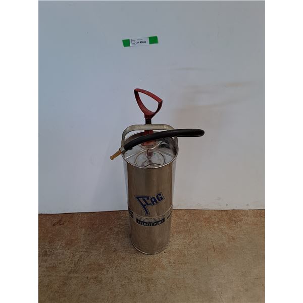 *Flag Fire Extinguisher Pump 27" x 8", Cannot Ship