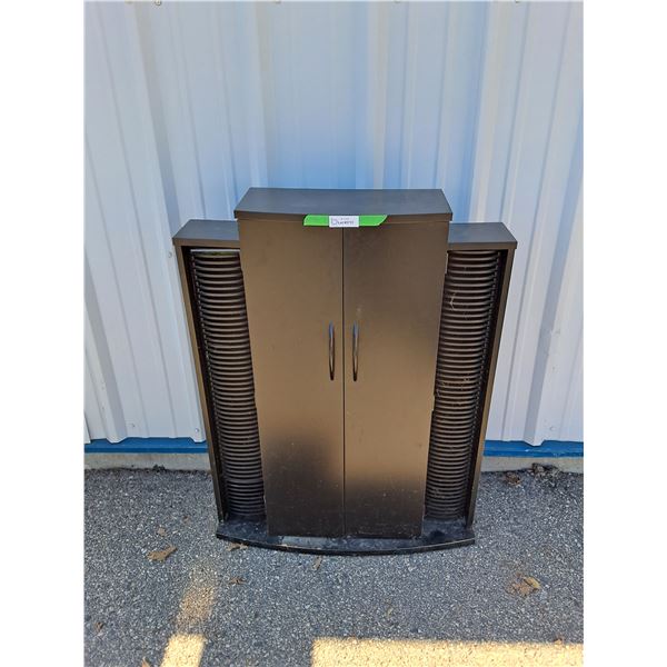 ~Storage Shelf w/ Disc Storage Shelves, 33" x 9" x 44" - PICK UP ONLY