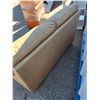 Image 4 : ~ Beige Pleather Loveseat, 33" x 66" x 37", Some Stains, Cannot Ship