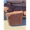 Image 3 : ~Pleather/ Cushioned Love Seat w/ Extra Cushion, Some Stains, 33" x 65" x 34" , Cannot Ship