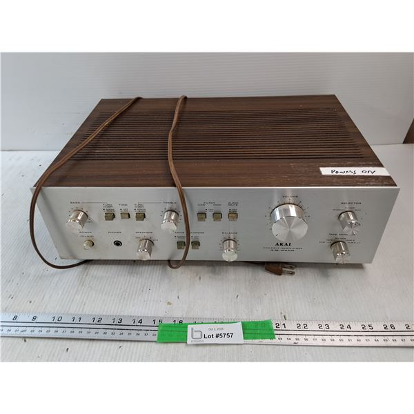 Vintage Akai Stereo Preamplifier - Powers On, As Is -  PICK UP