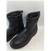 Image 3 : Faux Leather Mens Winter Boots - Size 13