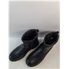 Image 4 : Faux Leather Mens Winter Boots - Size 13