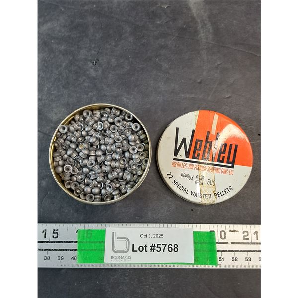 Webley. 22 Special Waisted Pellets
