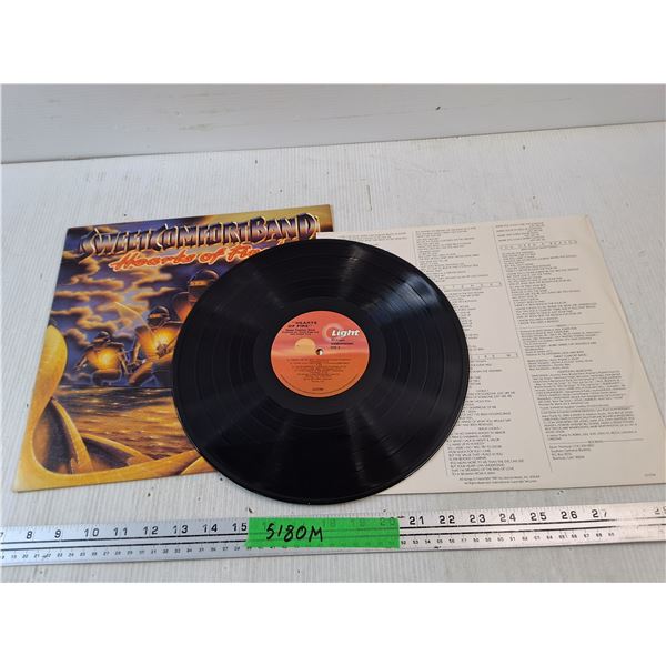 Hearts of Fire Vinyl Record by Sweet Comfort Band