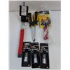 Image 3 : Worklight,Long Nose Pliers, (2) Pack tape Measure,Adjustable Wrench and more in pictures