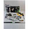 Image 1 : LED Headlamp,Back Saw,(2) Flashlights,(3) Wrenches,Masonry Tool,(2) Crescent Wrenches