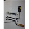 Image 3 : LED Headlamp,Back Saw,(2) Flashlights,(3) Wrenches,Masonry Tool,(2) Crescent Wrenches