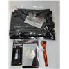 Image 2 : (2) Wrench Sets,LED Light,Tape Measure,Tool Pouch Set,Small Wrenches