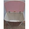 Image 2 : * Pearl-Wick Salmon Colored Laundry Hamper - 24x19x11" - Pickup Only