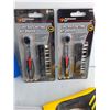 Image 2 : (NIB) Assorted Tools - Snap Ring Pliers Set/ Ice Scraper/ 10pc Ratcheting Bit Driver/ Misc.