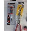 Image 2 : (NIB) Assorted Tools - Automatic Center Punch/ 11" Hose Grip Pliers/ Back Saw/ Misc.
