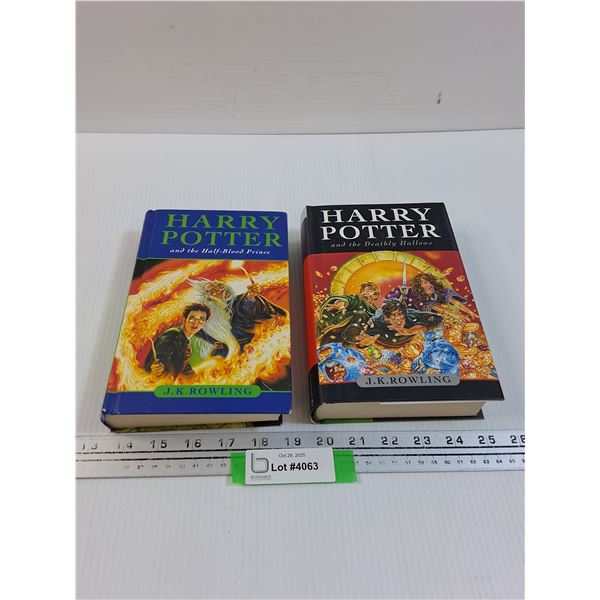 (2) Harry Potter Hardcover Books