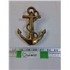 Image 1 : Brass Door Anchor Knocker - 6" x 4"