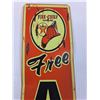Image 2 : Fire Chief Texaco Air Metal Sign  - 4" x 16"