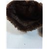 Image 4 : Ladies Fur & Leather Winter Gloves - Size Sm