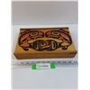 Image 1 : Indigenous West Coast Art Sliding Lid Box  - 11" x 7" x 2"