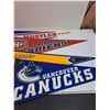 Image 2 : (9) Hockey Pennants; Hustler, Montreal, Phoenix, Vancouver, Nashville