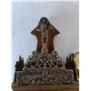 Image 2 : 20" Grandmother Clock with Atlas Decor- As Is, Cannot Ship