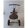 Image 2 : *Vintage Metal Tricycle with Wood Seat 25" Long, Cannot Ship