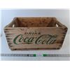 Image 1 : Vintage Wooden Coca-Cola Crate 19.75" x 12", Pickup Preferred