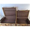 Image 2 : (2) Vintage RCMP Suitcases Up to 21" x 16", Cannot Ship
