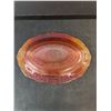Image 2 : Marigold Glass Oval Platter 12"