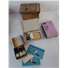 Image 2 : Kenmore Buttonhole Attachment, Eyelet Tool Kit, Vintage Tin, Misc.