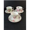 Image 2 : Bone China Teacups & Plates