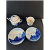 Image 2 : Dutch Style Dish Set- Bowls, Teapot, Cup, Misc.