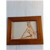 Image 2 : (2) Framed Pictures 6" X 8" -   Pin Up Girls