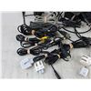 Image 2 : Various Cords, EU - US Plug Adapter, USB Connector - As Is