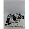 Image 1 : Nintendo DS Cartridges, Samsung Phones, Rechargeable Battery Packs, Camera Bag, Misc