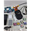 Image 7 : Nintendo DS Cartridges, Samsung Phones, Rechargeable Battery Packs, Camera Bag, Misc