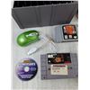 Image 3 : Console Cartridge Organizer, Joystick, Nintendo Cartridges, Computer Mouse, Misc