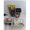 Image 4 : 300 AMP Electrode Holder, Flat Strap Bungee Cords, DAP Sealed, Kitchen Matches, Level, Misc