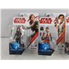 Image 2 : (3) Star Wars Figures - Jyn Erso, Poe Dameron, Rose, Sealed