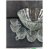 Image 2 : Crown Point Punch Bowl, Ladle, Cups - PICK UP