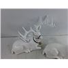 Image 4 : (2) Plastic Christmas Deer Decorations - PICK UP